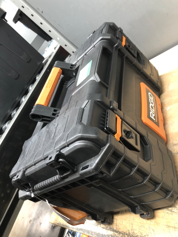Photo 1 of 22 in. Pro Tool Box, Black
