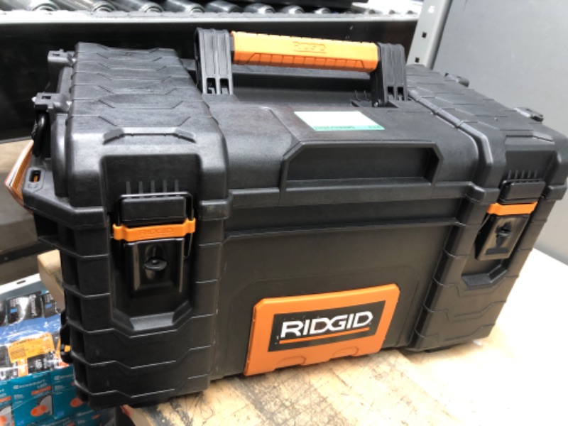 Photo 1 of 22 in. Pro Tool Box, Black

