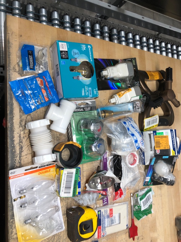 Photo 1 of  Bundle Of assorted  home , Electrical &  plumbing items (22 items )
