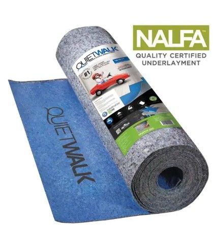 Photo 1 of 100 sq. ft. 3 ft. x 33.3 ft. x 3 mm Underlayment with Sound and Moisture Barrier for Laminate and Engineered Floors
