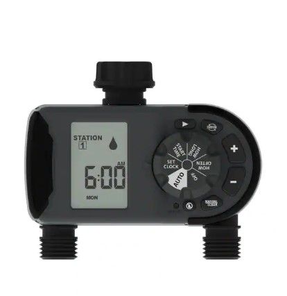 Photo 1 of 2-Outlet Hose Faucet Timer
