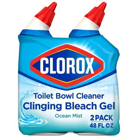 Photo 1 of 24 oz. Manual Toilet Bowl Cleaner Clinging Bleach Gel Value Pack (6-Count)
