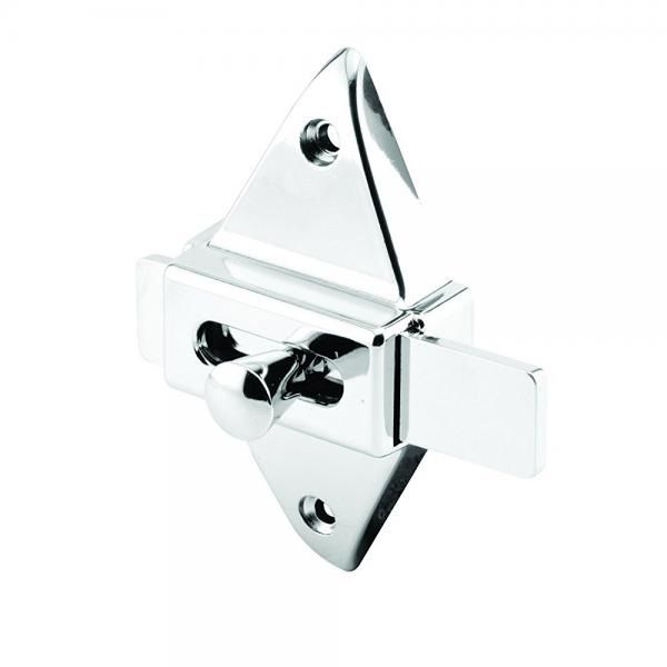 Photo 1 of 2-3/4 in. Hole Centers Chrome Slide Latch
