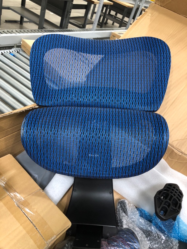 Photo 2 of Dcenta Ergonomic mesh chair in BLUE color
