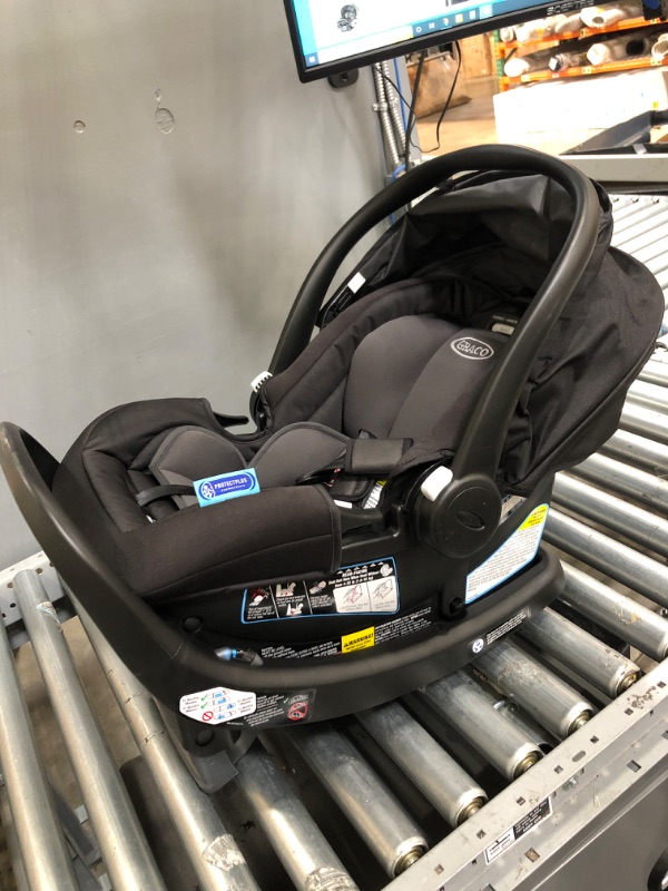 Photo 2 of Graco SnugFit 35 Infant Car Seat | Baby Car Seat with Anti Rebound Bar, Gotham
