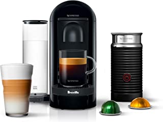 Photo 1 of Nespresso BNV450IBL VertuoPlus Espresso Machine with Aeroccino by Breville, Ink Black
