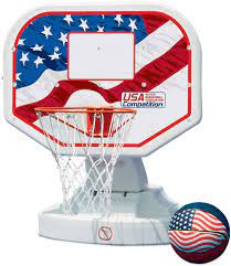 Photo 1 of Poolmaster 72830 USA Competition Poolside Basketball Game , Blue
