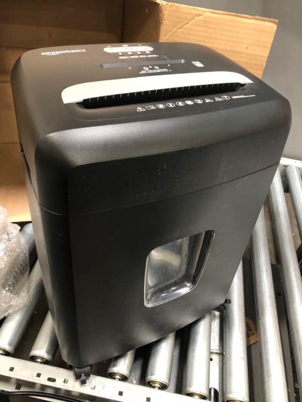 Photo 2 of Amazon Basics 18-Sheet Cross-Cut Paper Shredder