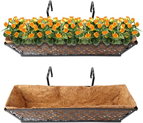 Photo 1 of *NOT exact stock photo, use for reference* 
24 inch 2 Pack Window Boxes with Coco Liners