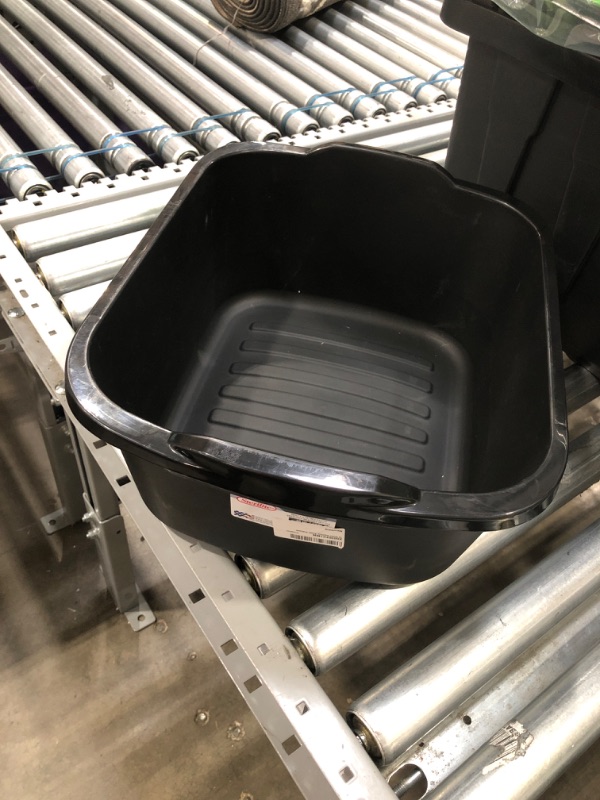 Photo 2 of 18 Quart Sterilite Black Dishpan
