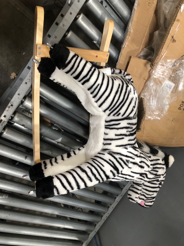 Photo 2 of HAPPY TRAILS? Zebra Plush Rocking Animal