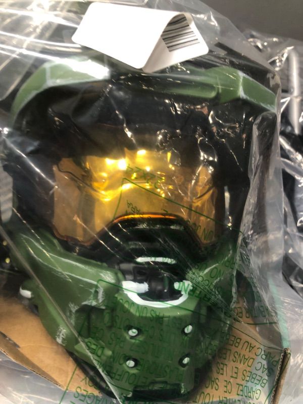 Photo 2 of Child's Deluxe Master Chief Light-Up Helmet - Halo