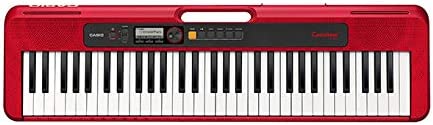 Photo 1 of Casio Casiotone, 61-Key Portable Keyboard with USB, RED (CT-S200RD)
