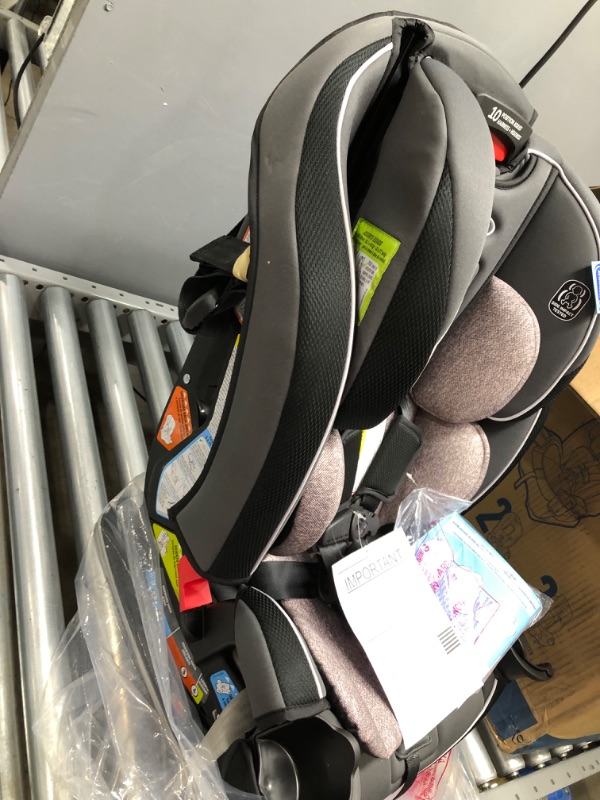 Photo 5 of Graco SlimFit 3 in 1 Car Seat -Slim & Comfy Design Saves Space in Your Back Seat, Darcie, One Size
