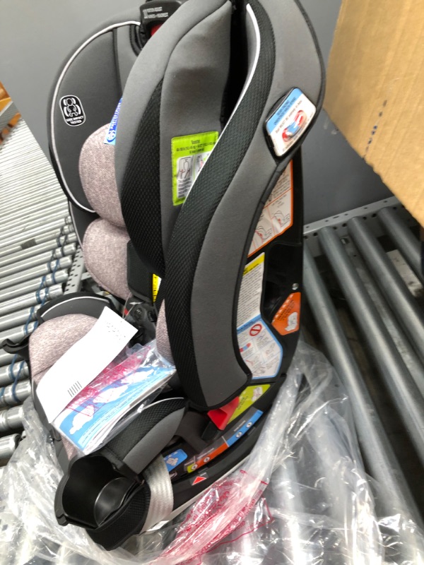 Photo 2 of Graco SlimFit 3 in 1 Car Seat -Slim & Comfy Design Saves Space in Your Back Seat, Darcie, One Size
