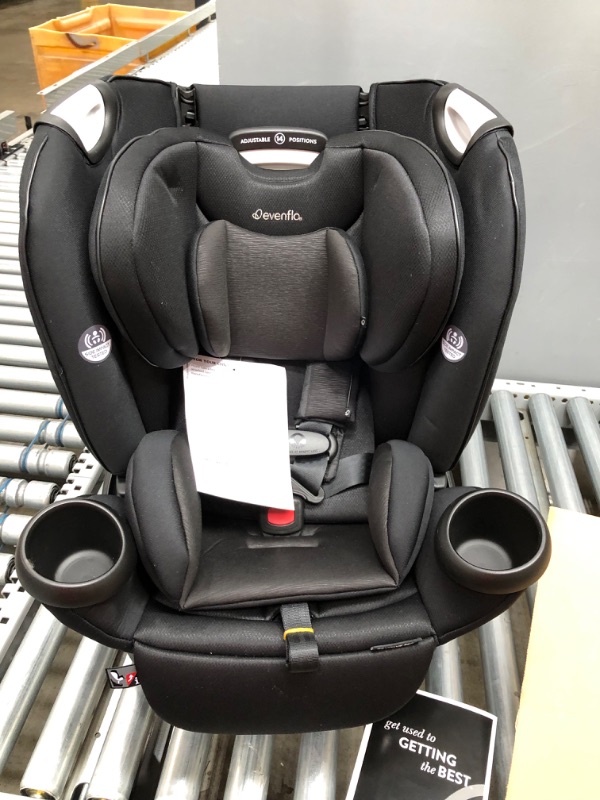 Photo 4 of Evenflo Gold Revolve360 Rotational All-in-1 Convertible Car Seat Swivel Car Seat Rotating Car Seat for All Ages Swivel Baby Car Seat Mode Changing 4120Lb Car Seat and Booster Car Seat, Onyx
