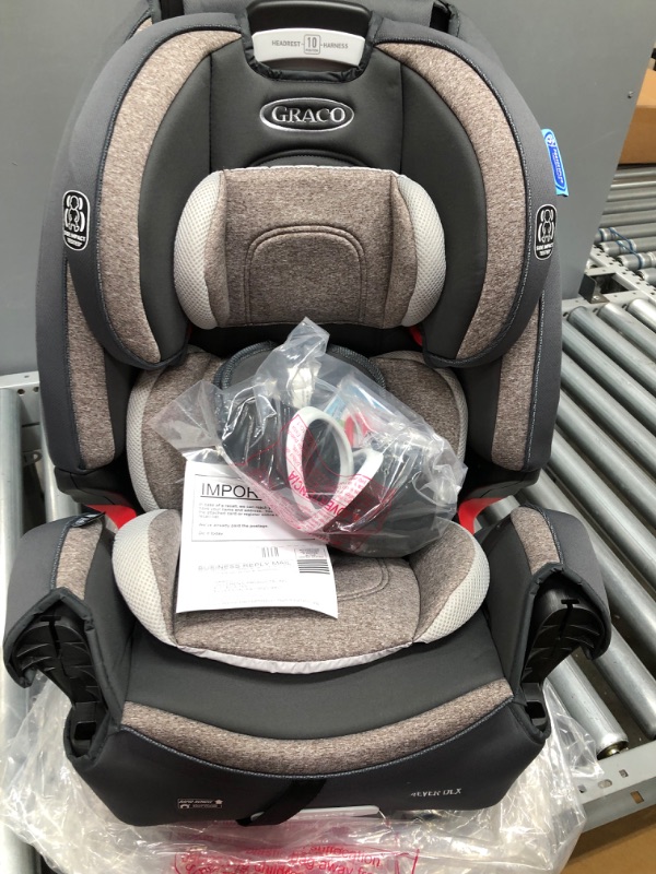 Photo 2 of Graco 4Ever DLX 4 in 1 Car Seat, Infant to Toddler Car Seat, with 10 Years of Use, Bryant , 20x21.5x24 Inch (Pack of 1)
