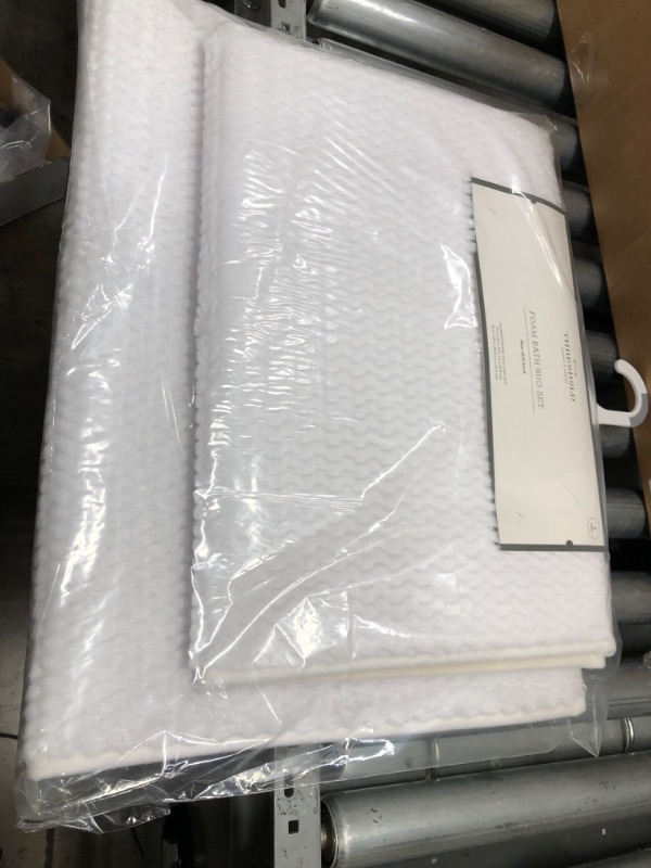 Photo 1 of 2pk Fuzzy Foam Bath Rug - Threshold™