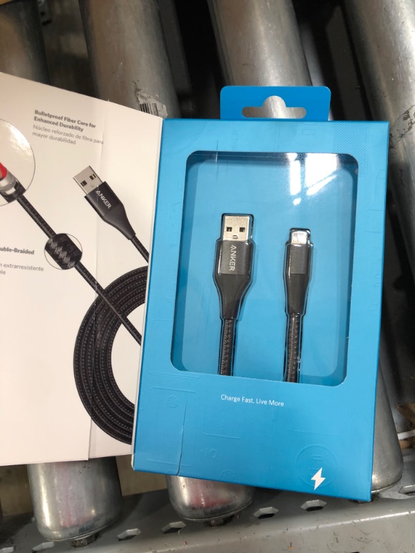 Photo 2 of Anker 10' Powerline+ II Braided USB-A to Lightning Cable - Black

