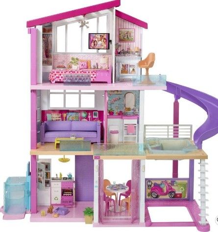 Photo 1 of Barbie Dreamhouse Dollhouse with Wheelchair Accessible Elevator

