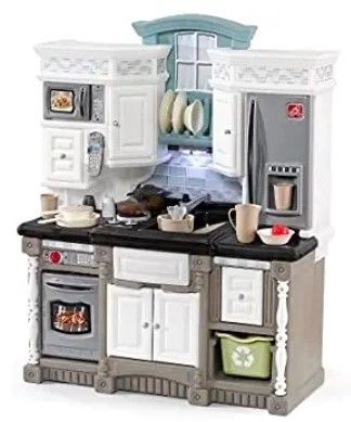 Photo 1 of BOX 1 OF 2 Step2 Lifestyle Dream Kitchen | Plastic Toy Play Kitchen with 37-Pc Accessories Set | Contemporary Kids Kitchen Playset
