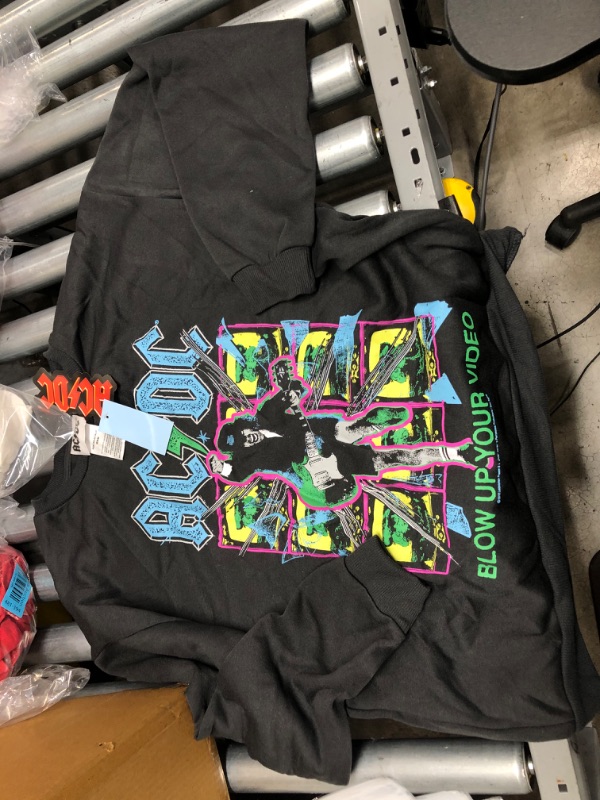 Photo 1 of ACDC Blow Up Your Own Video crewneck sweatshirt, Dark Grey, Medium