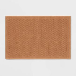 Photo 1 of 21"x30" Performance Solid Cotton Bath Mat - Threshold™

