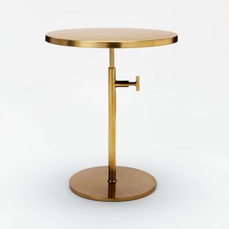 Photo 1 of Adjustable Brass Accent Table - Threshold™ designed with Studio McGee

