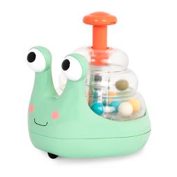 Photo 1 of B. toys Light-up Snail Ball Popper - Escar-Gloooooow

with sea turtle plush