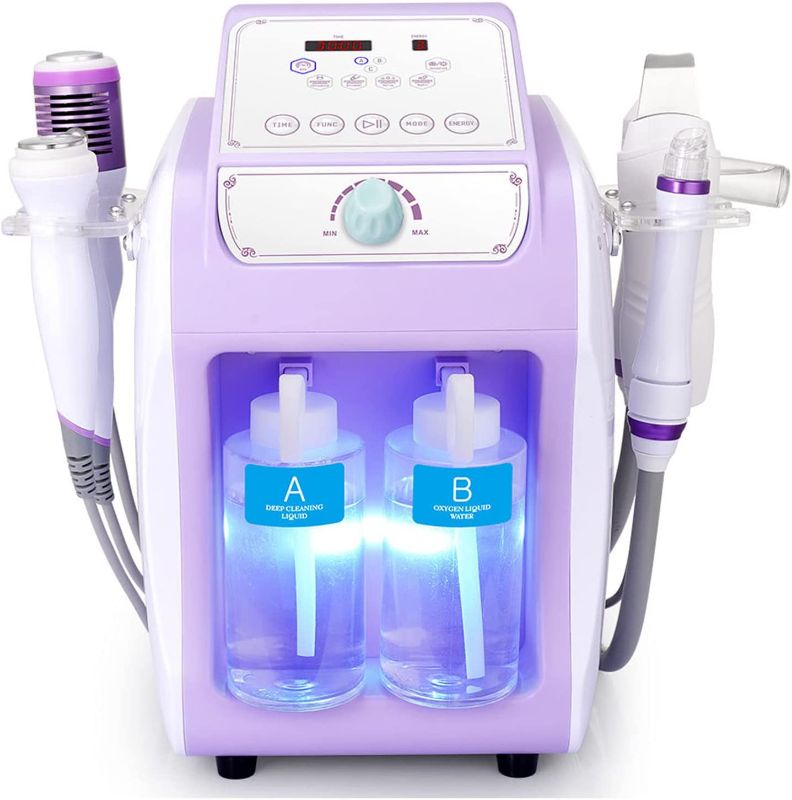 Photo 1 of  2--MEBUCN Hydrogen Oxygen Facial Machine, 6 in 1 Hydradermabrasion Machine Professional for Spa and Home Use, Hydro Facial Machine