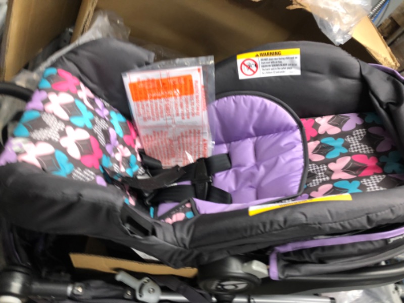 Photo 7 of Baby Trend EZ Ride 35 Travel System, Sophia Purple