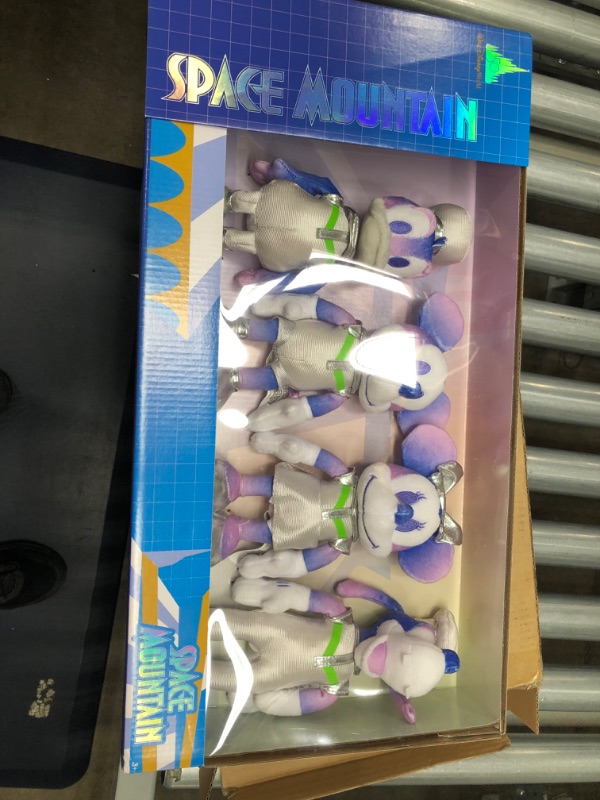 Photo 1 of Disney Walt World 50th Anniversary Celebration Space Mountain Collectible Plush Mickey Mouse, Minnie Mouse, Donald Duck, Goofy, Limited Edition 9-Inch Commemorative Plush, Amazon Exclusive
