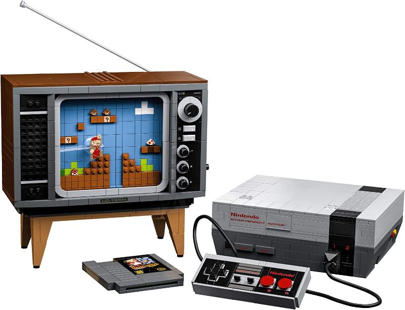 Photo 1 of LEGO Nintendo Entertainment System 71374 Building Kit; Creative Set for Adults; Build Your Own NES and TV, New 2021 (2,646 Pieces)
