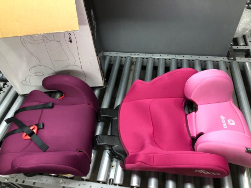 Photo 1 of Diono Cambria 2 XL, Dual Latch Connectors, 2-in-1 Belt Positioning Booster Seat, High-Back to Backless Booster with Space and Room to Grow, 8 Years 1 Booster Seat, Pink
