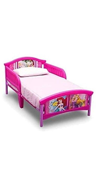 Photo 1 of Delta Children Plastic Toddler Bed, Disney Princess 