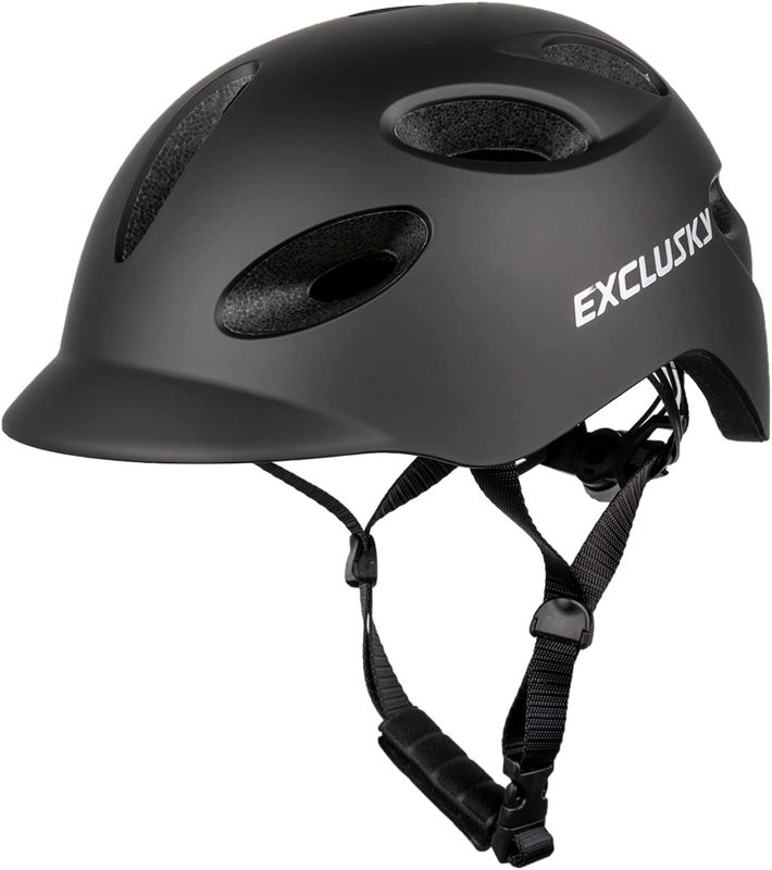 Photo 1 of Exclusky Bike Helmet Lightweight Urban Helmets with USB Rechargeable Rear Light medium size 