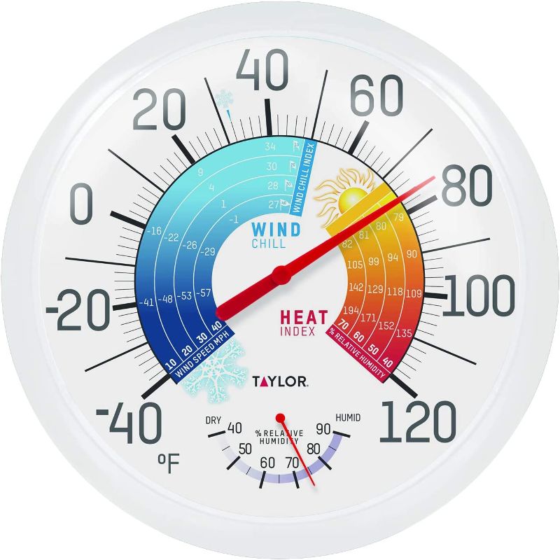 Photo 1 of 13.25 Inch Wind Cheter and Hill/Heat Index Thermomygrometer
