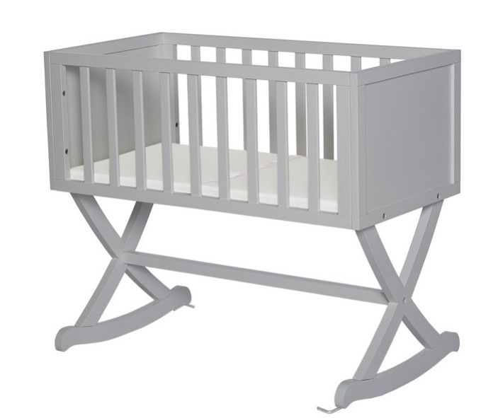 Photo 1 of Dream On Me Haven Cradle, Pebble Grey
