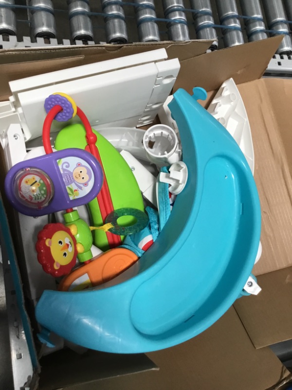 Photo 1 of Fisher-Price Deluxe Sit-Me-up Floor Seat with Toy Tray, Multicolor
