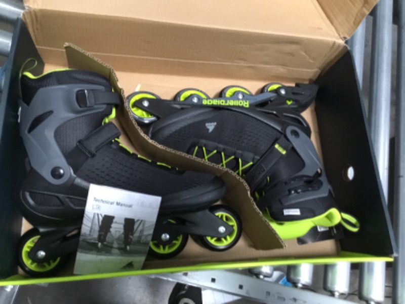 Photo 3 of Rollerblade Men S Zetrablade Elite Performance Inline Skates Black & Lime Green - 11
