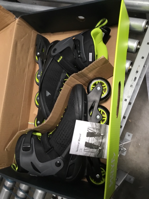 Photo 2 of Rollerblade Men S Zetrablade Elite Performance Inline Skates Black & Lime Green - 11
