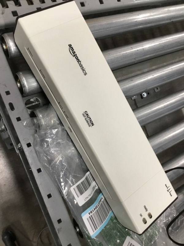 Photo 2 of ***NON-FUCNTIONAL/PARTS ONLY***
Amazon Basics 12-Inch Thermal Laminator Machine

