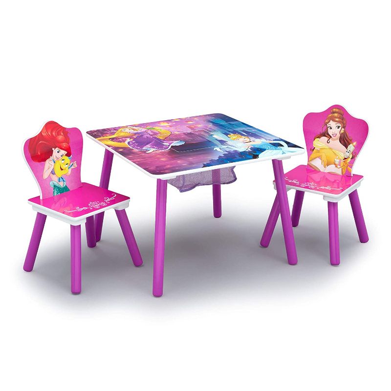 Photo 1 of Delta Children Kids Table and Chair Set With Storage (2 Chairs Included) - Ideal for Arts & Crafts