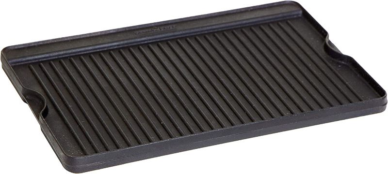 Photo 1 of  Camp Chef Reversible Pre-seasoned Cast Iron Griddle, Cooking Surface 16" x 24"

