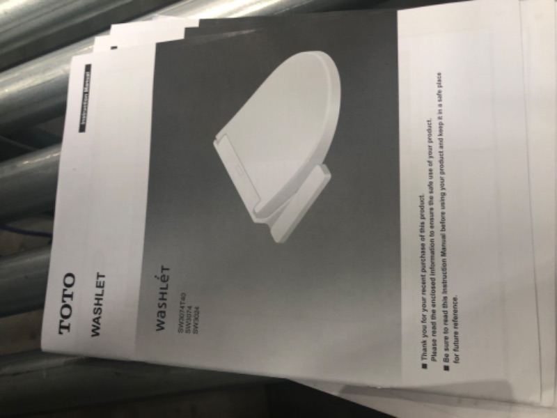 Photo 3 of ***PARTS ONLY ***
TOTO WASHLET KC2 Electronic Bidet Toilet Seat with Heated Seat and SoftClose Lid, Elongated, Cotton White - SW3024#01
