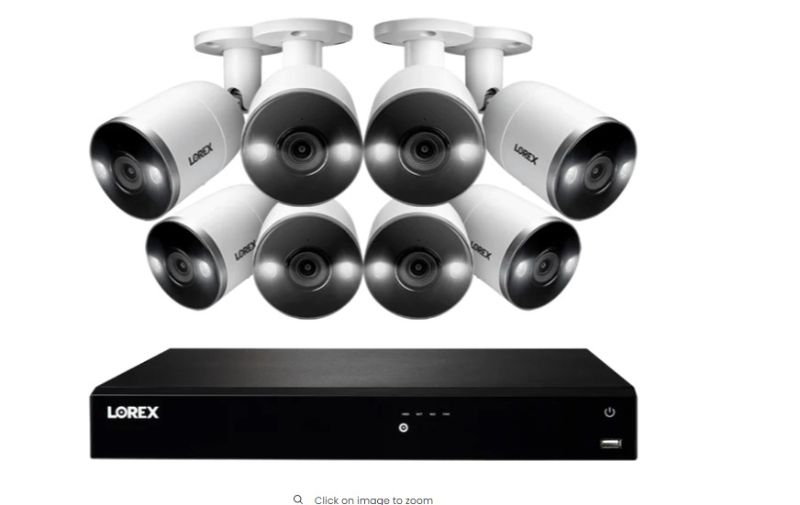 Photo 1 of 16-Channel 4K Ultra HD Fusion NVR IP System with Smart Deterrence Cameras
** does not comes with cameras 