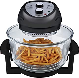 Photo 1 of Big Boss Air Fryer, Super Sized 16 Quart Large Air Fryer Oven Glass Air Fryer, Infrared Convection Healthy Meal Electric Cooker with Timer, Dishwasher Safe, Plus 50+ Recipe Book
