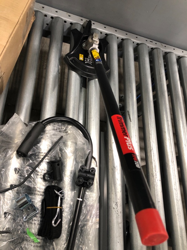 Photo 2 of Trimmer Plus TPB720 Brushcutter with J-Handle for Attachment Capable String Trimmers, Polesaws, Black, Red *Does not contain Powerheads*