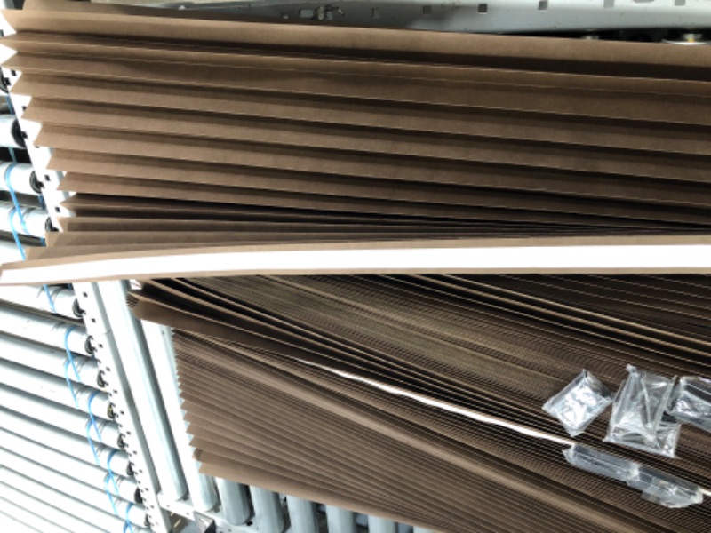 Photo 2 of 6 Packs of Redishade Original Pleated Shades, 48" Brown