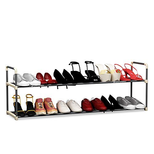 Photo 1 of 12 Pairs Shoe Rack Organizer Storage Bench *Incomplete Accessories Poles*